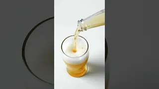 Pouring beer into the glass