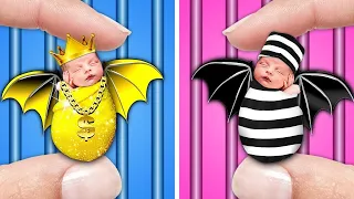 RICH VS BROKE VAMPIRE PARENTING HACKS - RICH VS POOR MOM IN JAIL - Funny Situations