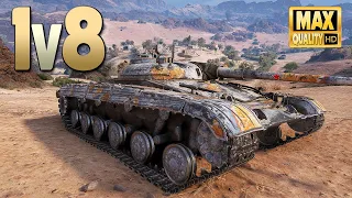 LT-432 alone against 8 on El Halluf - World of Tanks