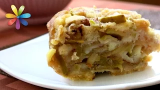 Насыпной яблочный пирог по-болгарски всего за 7 минут! – Все буде добре