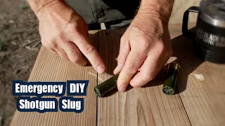 Emergency DIY Shotgun Slug