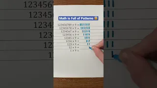 Math is Full of Patterns 🤯 #Shorts #math #maths #mathematics #pattern #patterns