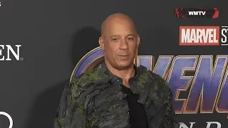 Vin Diesel arrives at 'Avengers: Endgame' World premiere