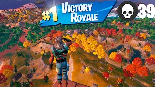 39 Elimination Solo VS Squads Gameplay "Zero Build" Win Full Game (Fortnite Chapter 4 Season 1)