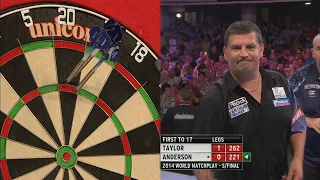 A WINTER GARDENS CLASSIC! | Taylor v Anderson | 2014 World Matchplay