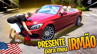 DEI UM CARRO DE PRESENTE PARA O MEU IRMÃO