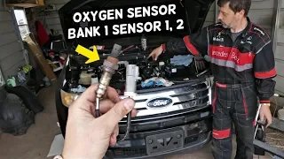 FORD EDGE BANK 1 SENSOR 1, BANK 1 SENSOR 2 REPLACEMENT  AND LOCATION.  LINCOLN MKX