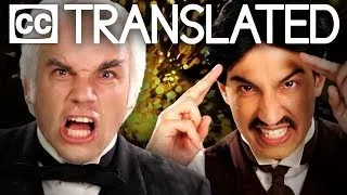 [TRANSLATED] Nikola Tesla vs Thomas Edison. Epic Rap Battles of History. [CC]