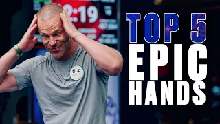Top 5 Most EPIC Hands from EPT Barcelona 2023 ♠️ PokerStars