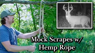 Mock Scrape Hemp Rope Setup: HODAG HempScent Rope
