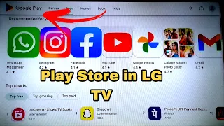 HOW TO WORK PLAY STORE IN LG SMART TV