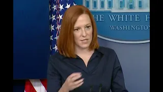 Reporter uses Republican framing on question for Jen Psaki, INSTANTLY regrets it