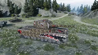 World of Tanks Type 5 Heavy (YodaSchlumpf Skin) 10432 DMG Kolobanov's 1588 EXP - Mountain Pass