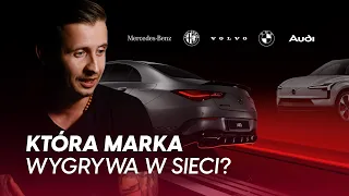 Czy zgadniesz, która marka wygrywa w sieci? Alfa Romeo, Audi, BMW, Mercedes-Benz, a może Volvo?