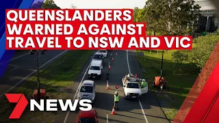 Victoria-NSW border closes again | 7NEWS