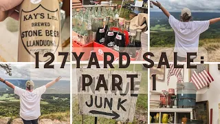 Junkin the 127 Yard Sale (World’s Longest): Part 1