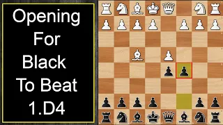 Chess Opening For Black Against d4 London System | Aggresive!