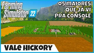 FS22 Mapas | HICKORY VALLEY com os MAIORES CAMPOS para Consoles que Já Vi no FARMING SIMULATOR 22