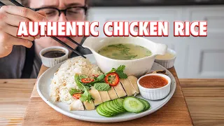 The Greatest Chicken And Rice Dish To Ever Live (Hainanese Chicken Rice)