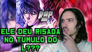 (RIU NO TÚMULO??) REAGINDO  ao Rap - Kira e L 『 Death Note 』| A Verdadeira Justiça | AniRap |  REACT