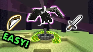 EASIEST WAY TO KILL THE ENDER DRAGON TUTORIAL in Minecraft Bedrock (MCPE/Xbox/PS4/Switch/Windows10)