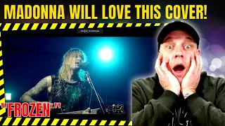 JOEL HOKKA ( BLIND CHANNEL ) " Frozen "  ( MADONNA COVER ) [ Reaction ] | UK REACTOR |