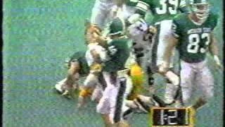 1986 Iowa football - Ken Sims game clinching interception against Michigan State