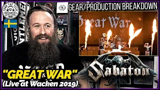 ROADIE REACTIONS | Sabaton - "Great War (Live at Wacken 2019)"