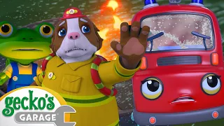 Firefighting Friends | Gecko's Magical World | Animal & Vehicle Cartoons | Cartoons for Kids