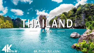 FLYING OVER THAILAND (4K UHD) - Relaxing Music Along With Beautiful Nature Videos - 4K Video HD