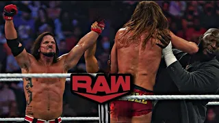 Riddle vs Aj Styles || Omos Attack Riddle || wwe Raw 27 September 2021 ||