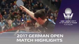 2017 German Open Highlights: Dimitrij Ovtcharov vs Fan Zhendong (1/2)