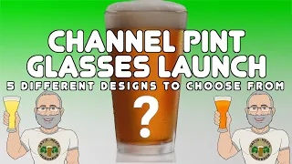 Channel Pint Glasses Are Here!! Five different designs