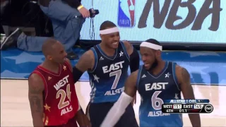 Kobe Bryant Can't Believe LeBron Passed Up Final Shot TWICE @ 2012 All-Star Game!