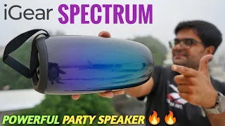 This Speaker will AMAZE You 🤩🤩 iGear Spectrum Bluetooth Party Speaker with 24W Mega Bass ⚡⚡