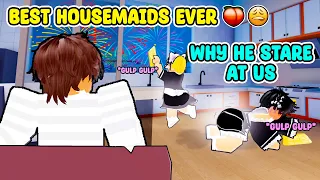 Reacting to Roblox Story | Roblox gay story 🏳️‍🌈| A GUY HIRED ME AS HIS MAID | PART 2