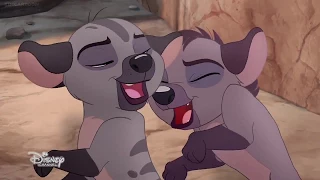 The Lion Guard Rescue In The Outlands - Jasiri Plays With Tunu & Wema And Janja's Attack Scene [HD]