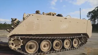 M113 бронетранспортер из США в рамках военной помощи Украине.