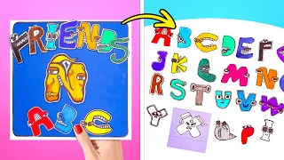 DIY Alphabet Playbook || Educational Games For Kids
