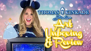 Brand New DISNEY Thomas Kinkade Art Print Unboxing & Review! 🎨🖼🏰