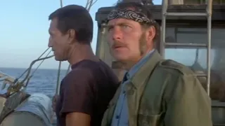 Jaws (1975) Quint Is Devoured Scene