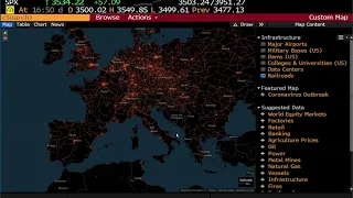 Bloomberg Terminal - Powerful Maps Data Overview
