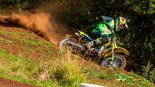 RAW - Todd Waters #47 shredding on the 2017 RM85