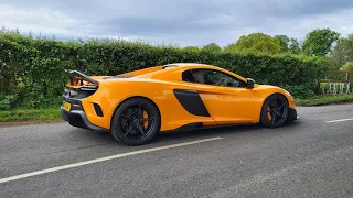 Cars leaving Sportscars In The Park 2024 - Ferrari 812 Competizione, Porsche 911 992 GT3RS & more!