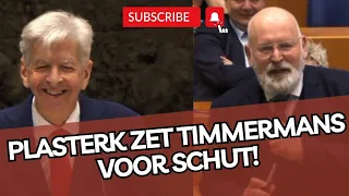 Plasterk zet Timmermans KEIHARD op zijn PLEK! Martin Bosma kan zijn lach niet inhouden!