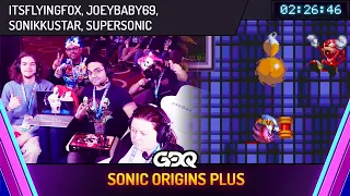 Sonic Origins Plus by itsflyingfox, JoeyBaby69, Sonikkustar, and SuperSonic in 2:26:46 - AGDQ 2024