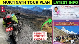 Nepal Muktinath Tour Plan With Budget, Permit & Route Information 🇳🇵| Mustang Bike Trip | Xpulse200