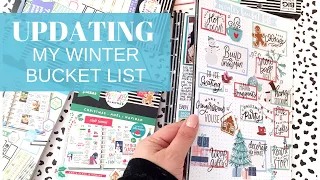 UPDATING MY WINTER BUCKET LIST | Adding Pictures to My Completed Bucket List