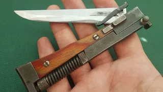 Русский выкидной нож В стиле автомата Калашникова Дизайнер Ральф Тернбулл фирма Spyderco США Обзор