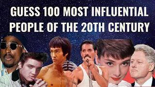 Guess famous person from 20th century in 3 seconds?? | Top 100 influential people in the world